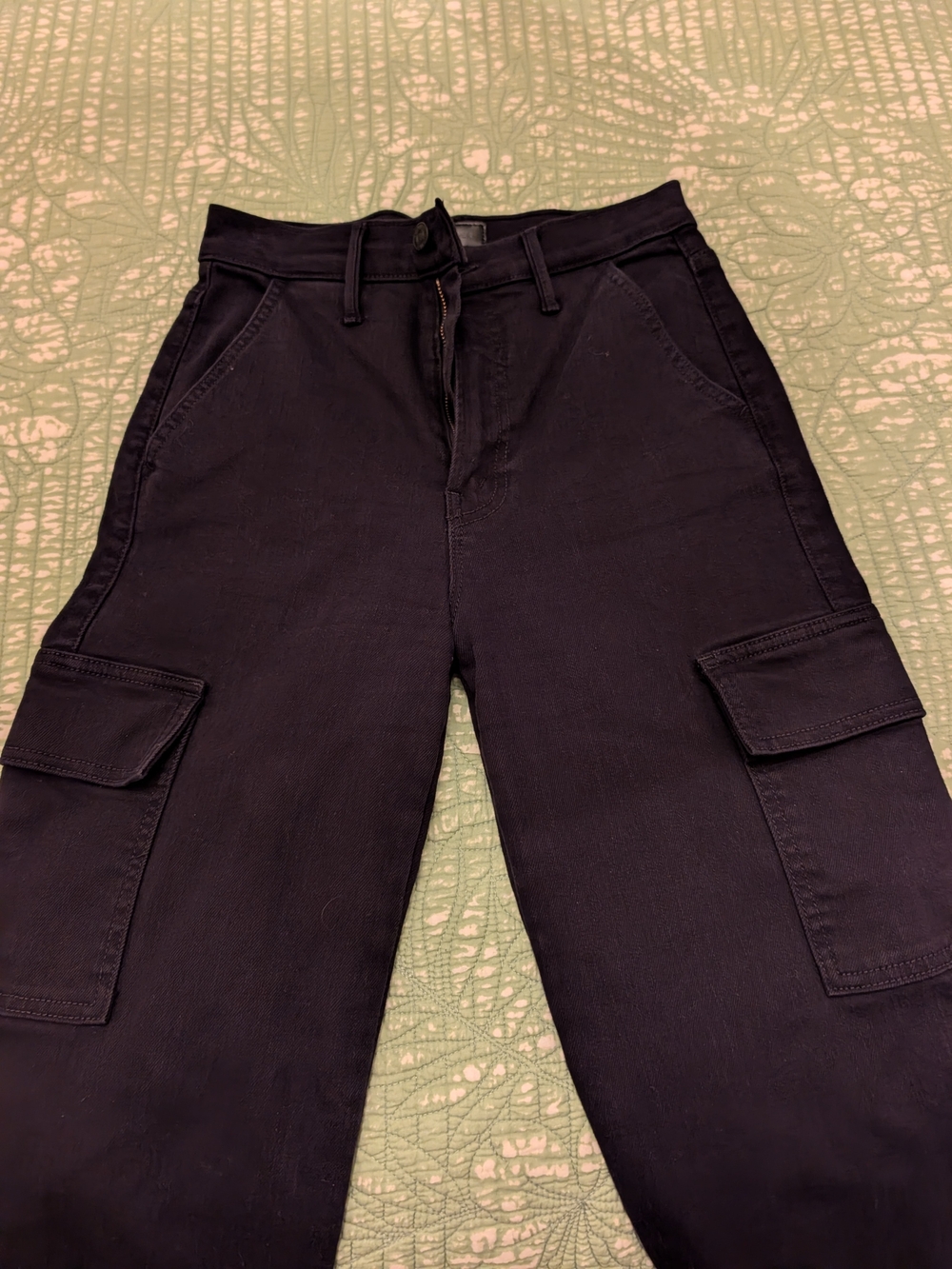 Mother Black Cargo Pants